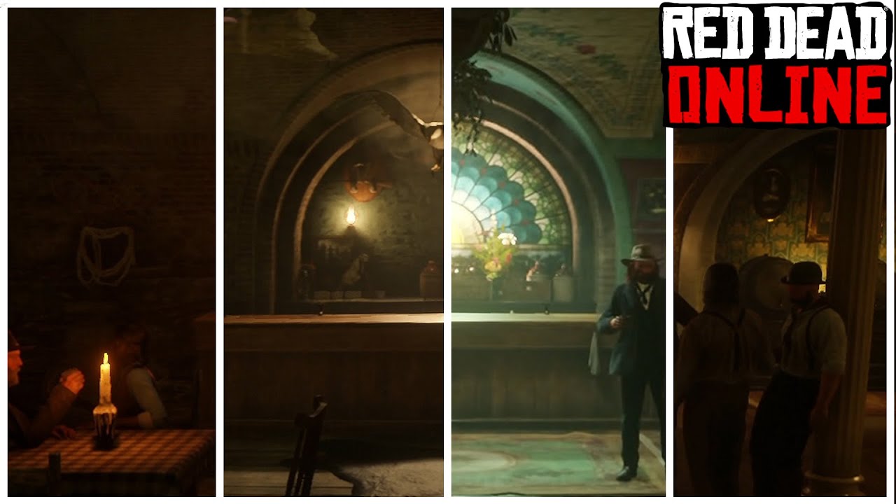 Moonshine Bar Decor Showcase - Basic, Floral, Hunter & Refined Decor - RDR2 Online Moonshiners