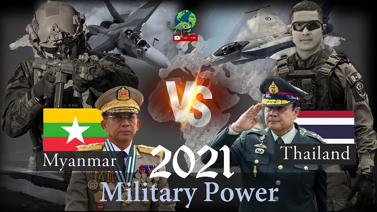 Myanmar vs Thailand 2021 | Thailand vs Myanmar 2021 Power Comparison 2021 [ Army-Air force-Navy ]