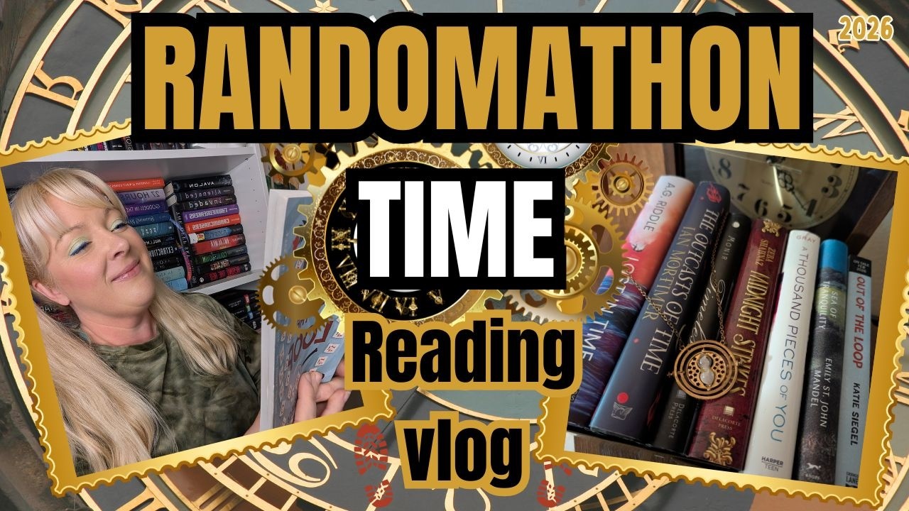 ⏳RANDOMATHON~TIME~ Reading VLOG: Reading time travel books, visiting a clock store &