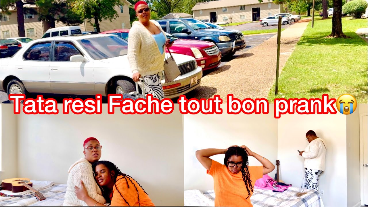 Ninie di Tata li jwenn travay pou li Louisiana, Tata fe tiket byen rapid poul al travay epi se prank
