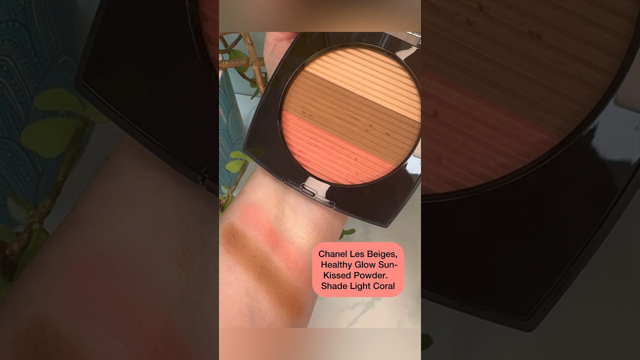 Chanel Les Beiges, Healthy Glow Sun-Kissed Powder.  Shade Light Coral