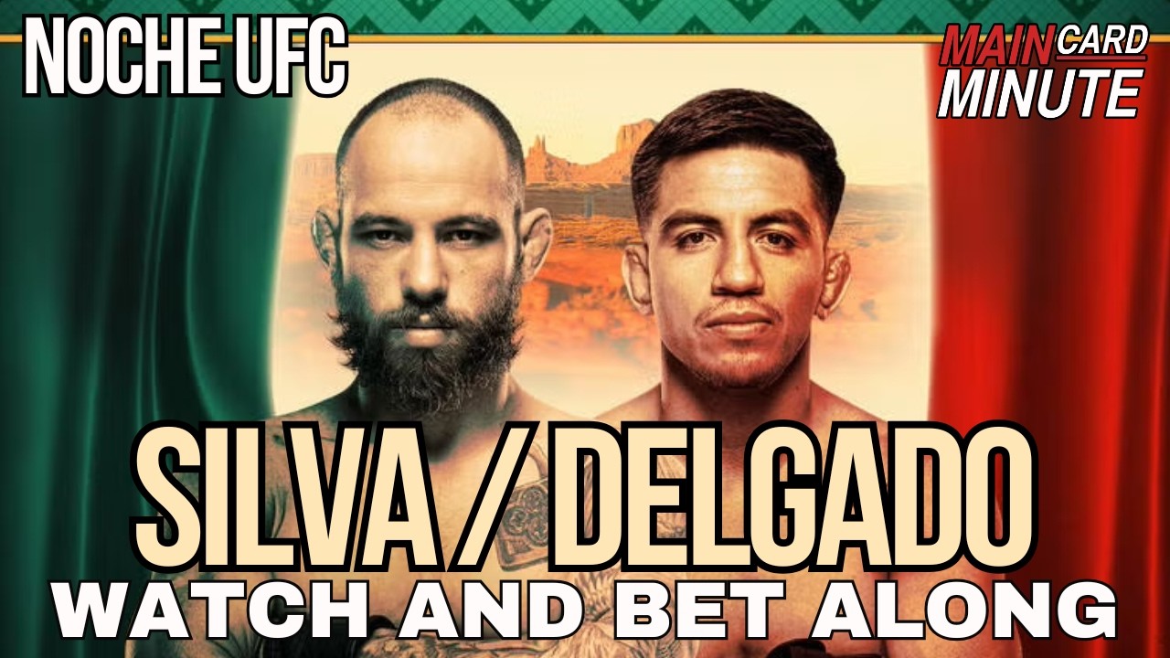 Noche UFC: Jean Silva vs. Jose Delgado LIVE Stream | Watch Along Fight Companion