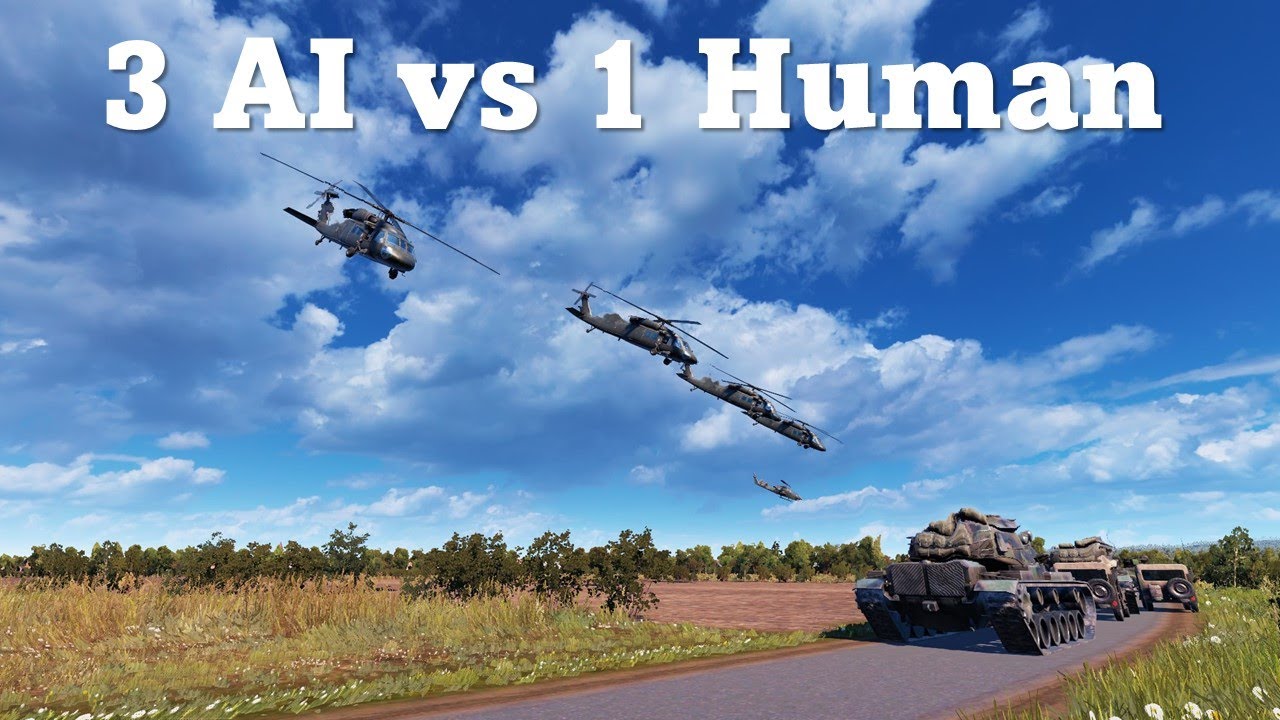 Warno experiment 3 AI vs 1 Human