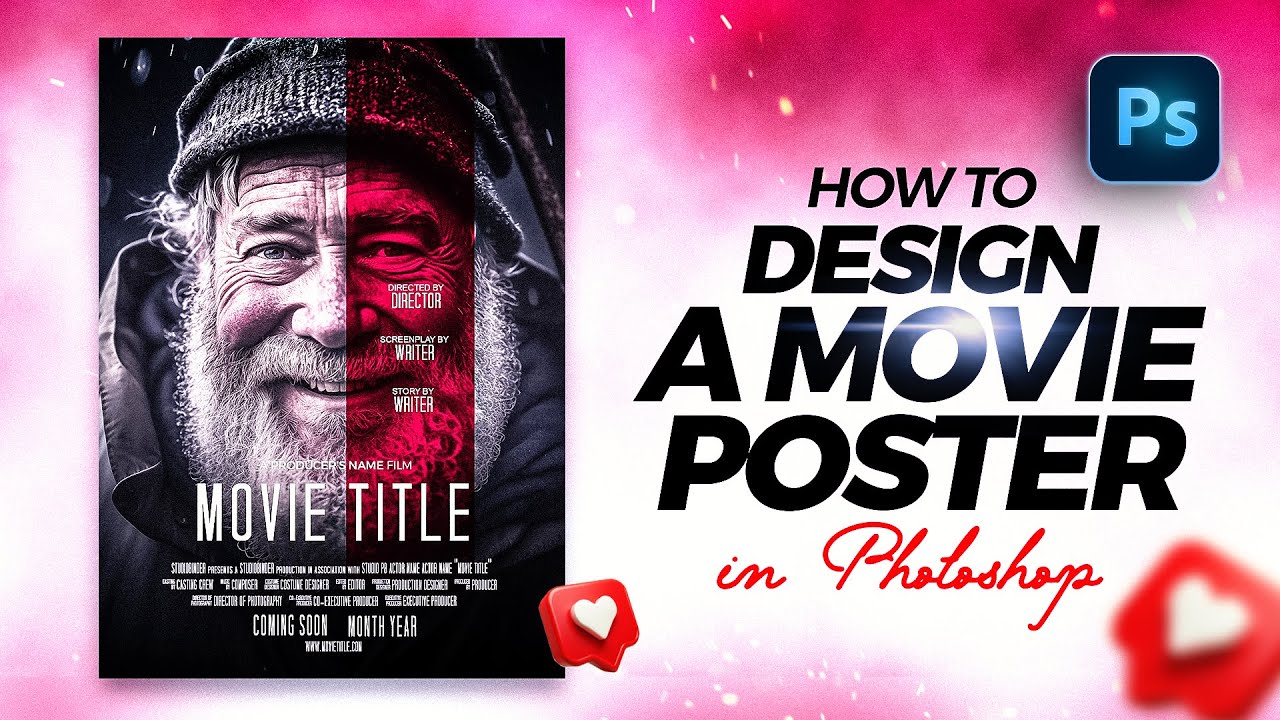 Дизайн постера к фильму в Photoshop + БЕСПЛАТНАЯ ЗАГРУЗКА PSD