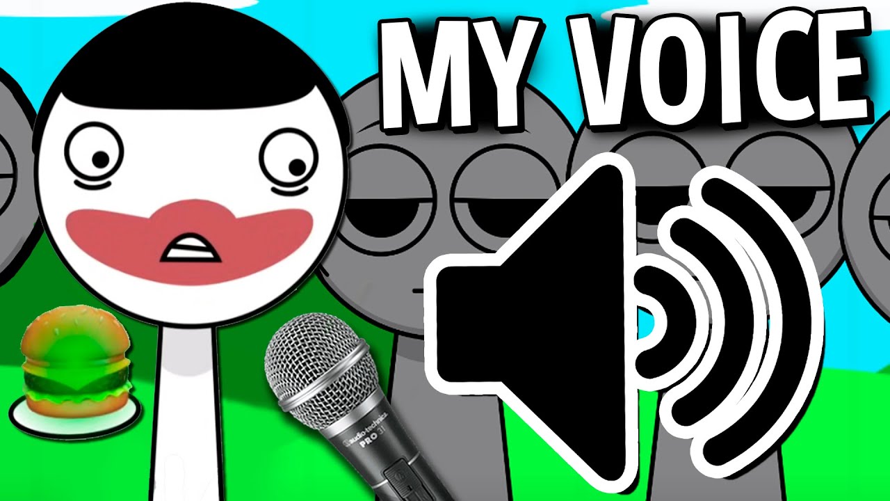 SPRUNKI CRAZY HAMBURGER BUT WITH MY VOICE 😂