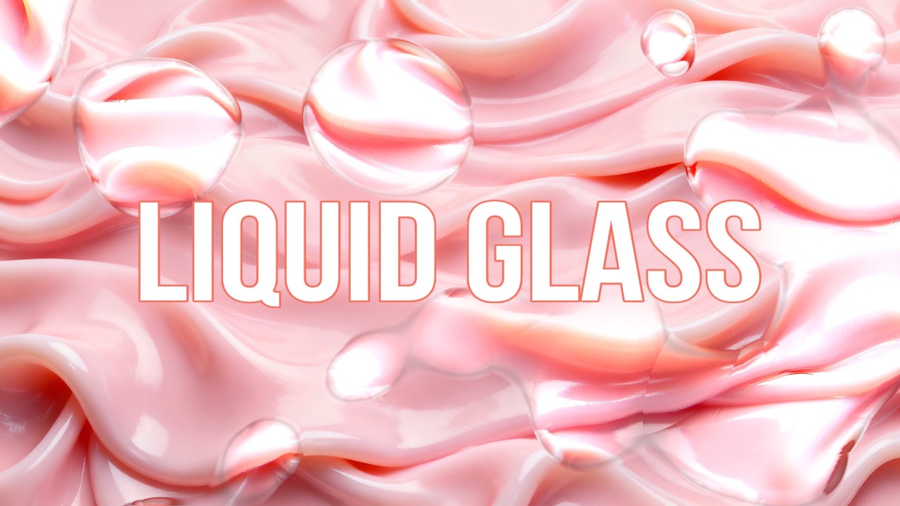 Satisfying Pink Bubble Gum & Liquid Glass | 4K Relaxing Abstract Loop for TV Screen