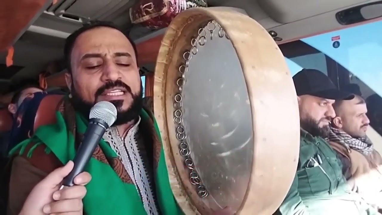 المداح السيد ميسر الحيالي عشاك يا طيبه الحبيبه جينه مديح في المنشأة وهو متوجه الى المدينة المنورة