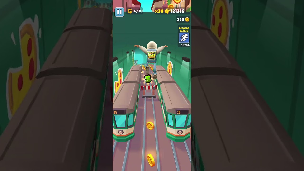Jogando Subway Surfers parte 94