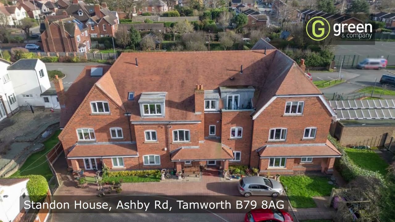 Standon House, Ashby Rd, Tamworth B79 8AG. Estate Agent. Drone.