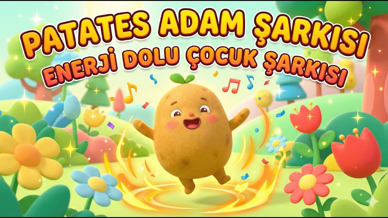 Patates Adam Şarkısı – Enerji Dolu Çocuk Şarkısı