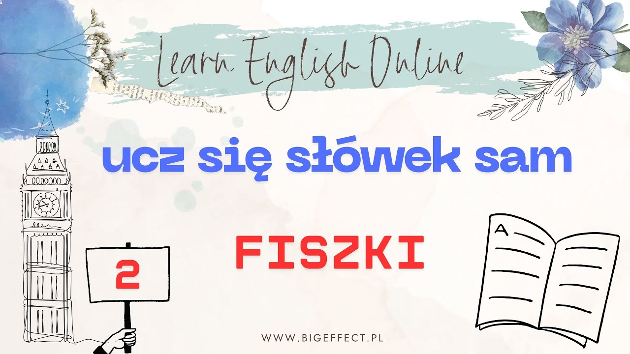 Ucz się słówek sam efektywnie-  krok 2 fiszki Quizlet Wordwall - nauka angielskiego
