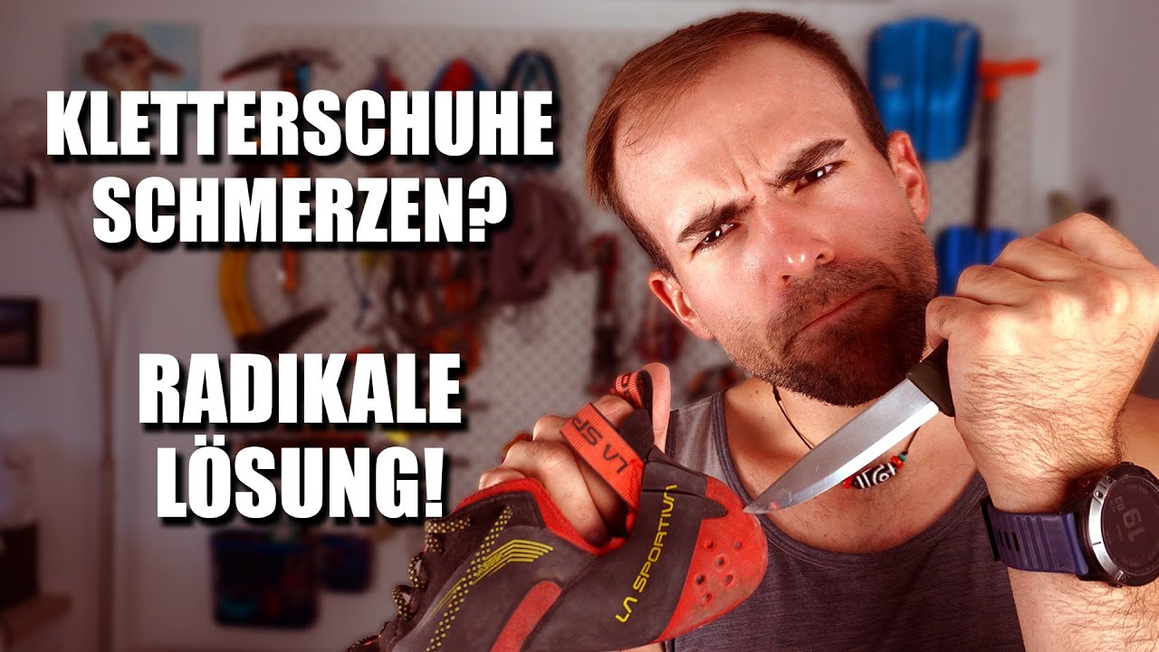 Meine radikale L&ouml;sung bei Schmerzen durch Kletterschuhe