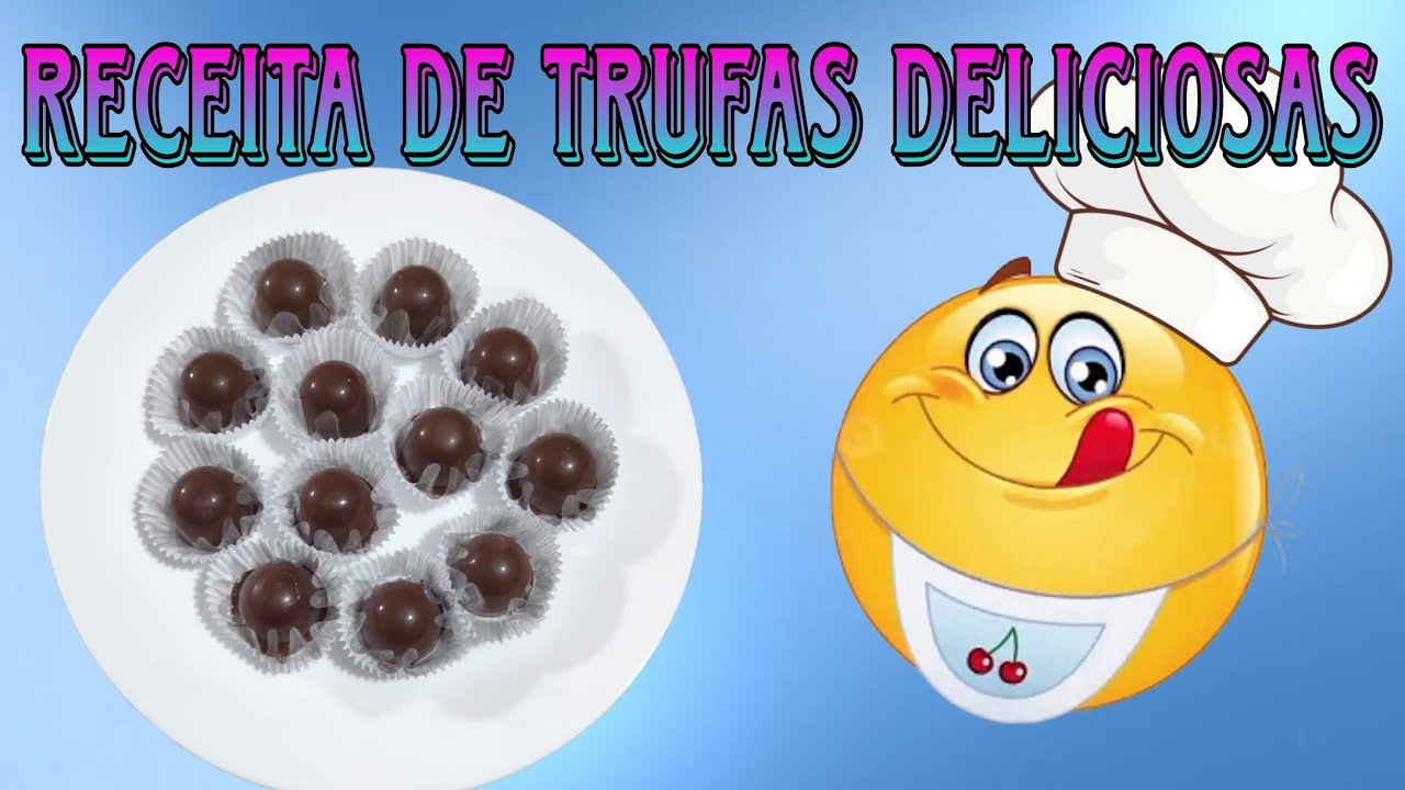 RECEITA DE TRUFAS FÁCIL DE FAZER E DELICIOSAS