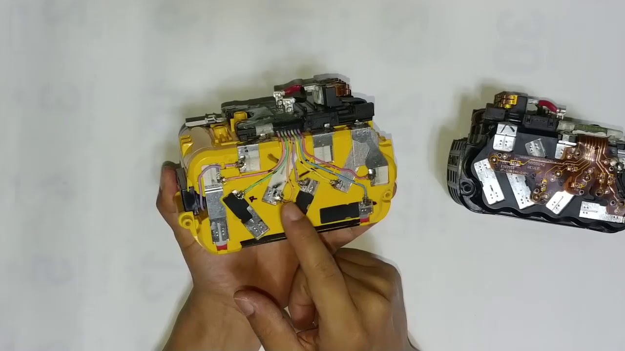 dewalt flexvolt battery repair 디월트 플렉스볼트 배터리 원리와 내부