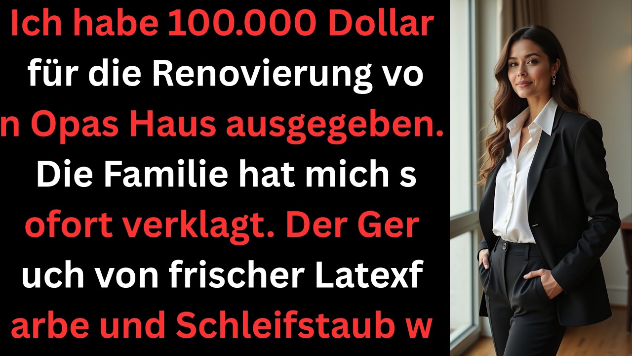 Ich investierte 100.000 $ in Omas Haus – Meine Familie verklagte mich sofort