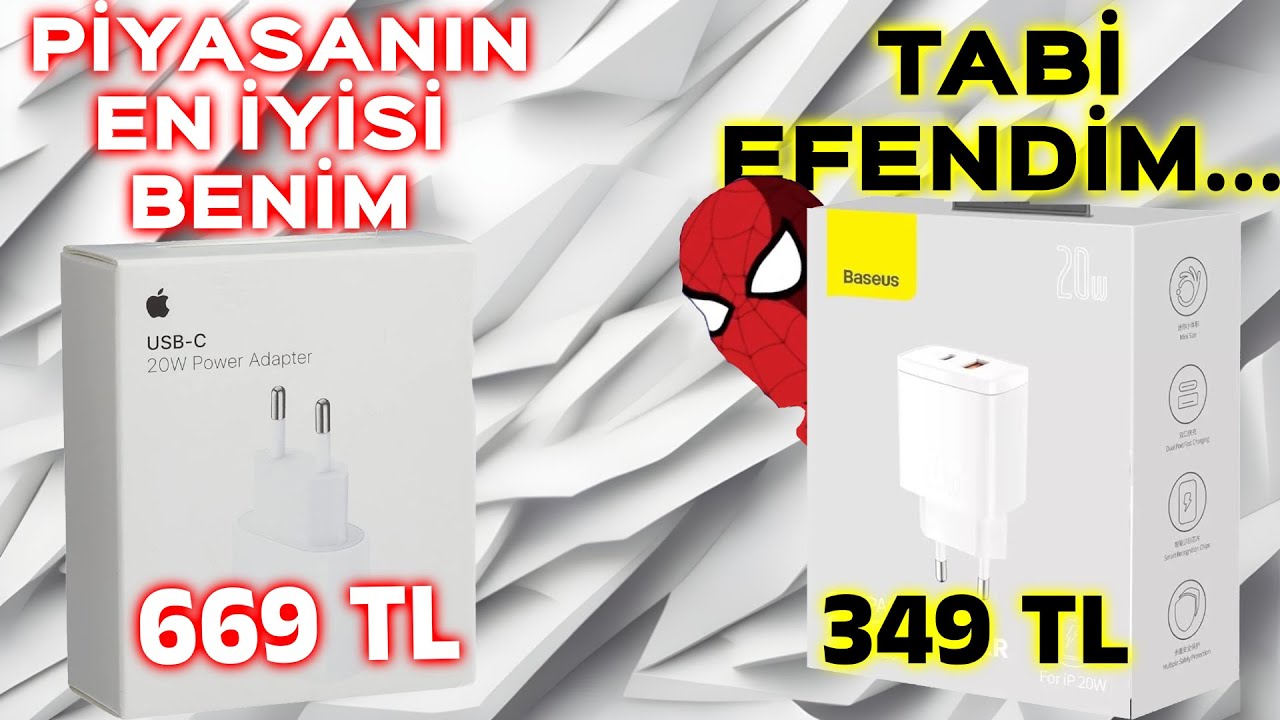 İNANILMAZ!! Yarı Fiyatına Apple'dan Daha İyi 20W Şarj Adaptörü - Baseus Compact QC 20W Şarj Adaptörü