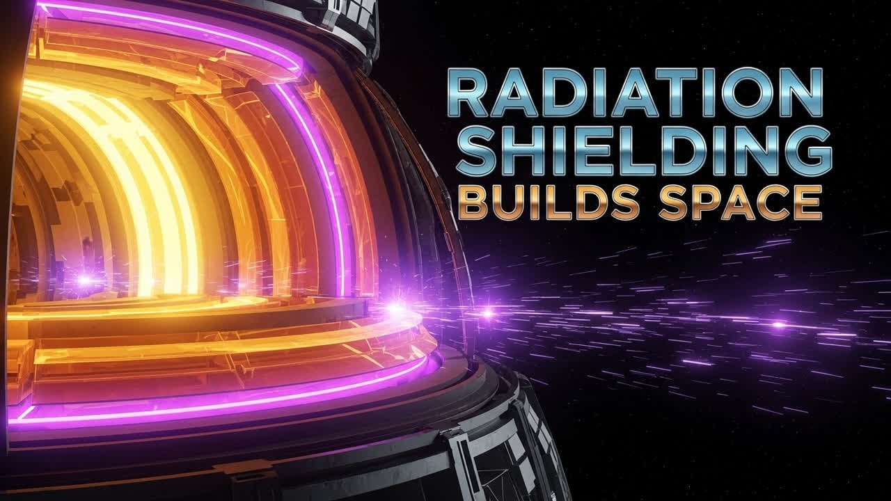 Why Mass and Geometry Bend Around RADIATION in Deep Space Habitats