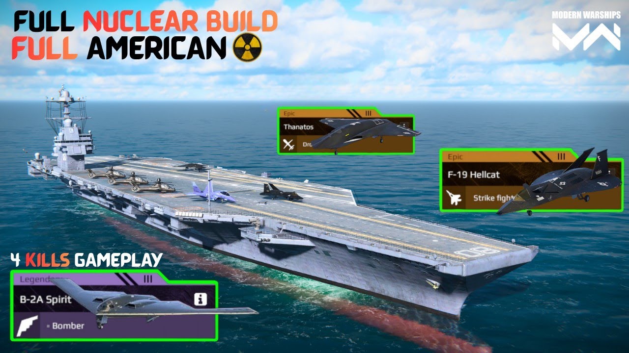 USS ENTERPRISE - WITH FULL AMERICAN NUCLEAR BUILD ☢️ - MODERN WARSHIPS 