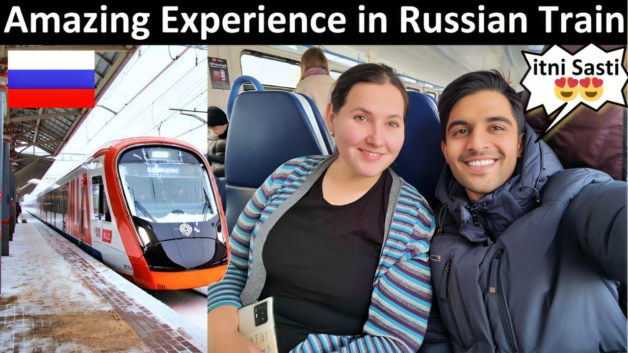 First Time Traveling With Russian Girl In cheapest train of Russia | Russia Vlog