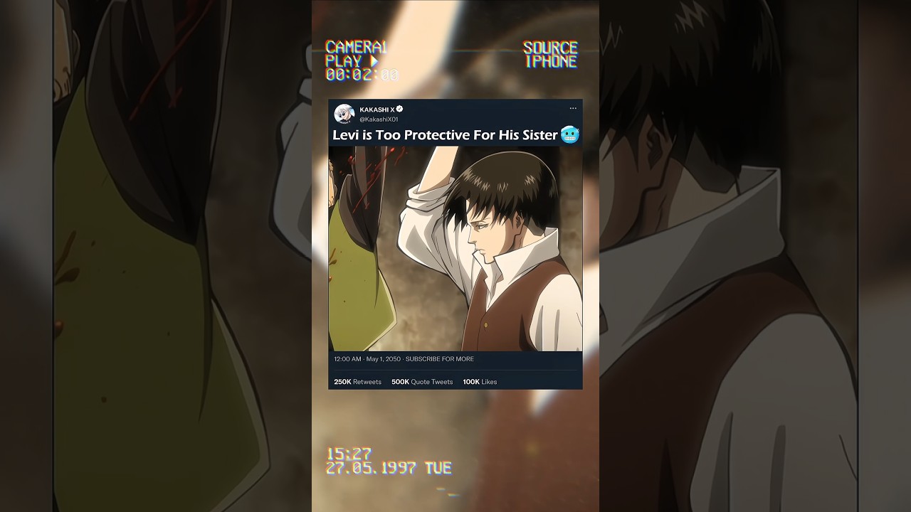 Levi is Too Protective 🥶 #attackontitan #levi #leviackerman #eren