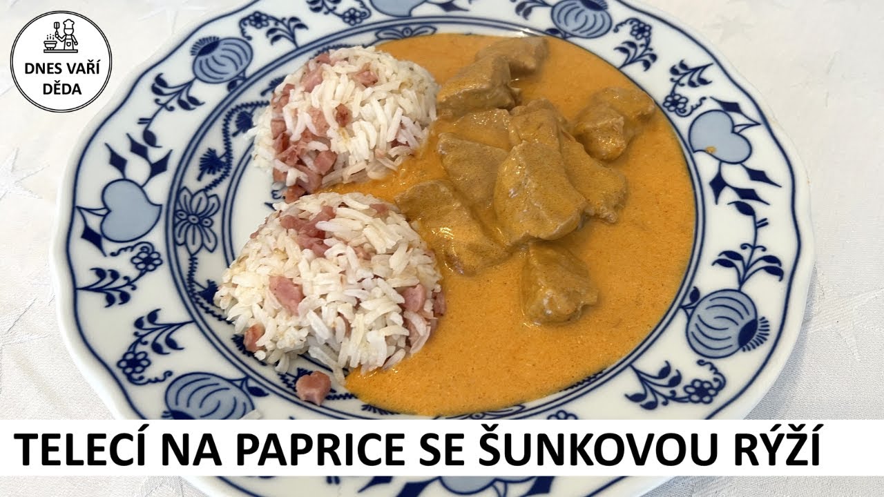 Telecí na paprice se šunkovou rýží  | Josef Holub
