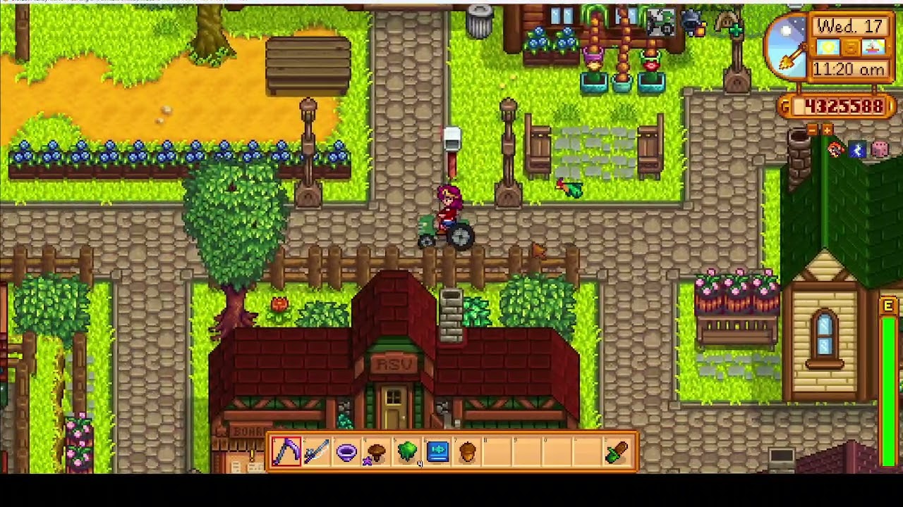 Stardew Valley Prepper Ep 415  6 more  giant melons. eggplant and peppers complete