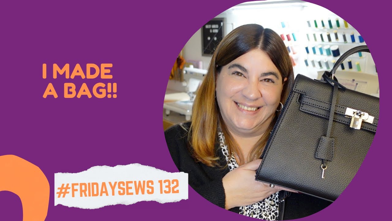 Making My First Leather Bag with Babylon Leather! Unboxing + Full Review - #FridaySews - Episode 132