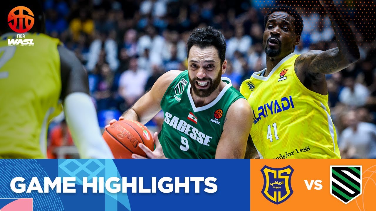 FIBA WASL 23/24 West Asia League | AL RIYADI VS SAGESSE | GAME HIGHLIGHTS