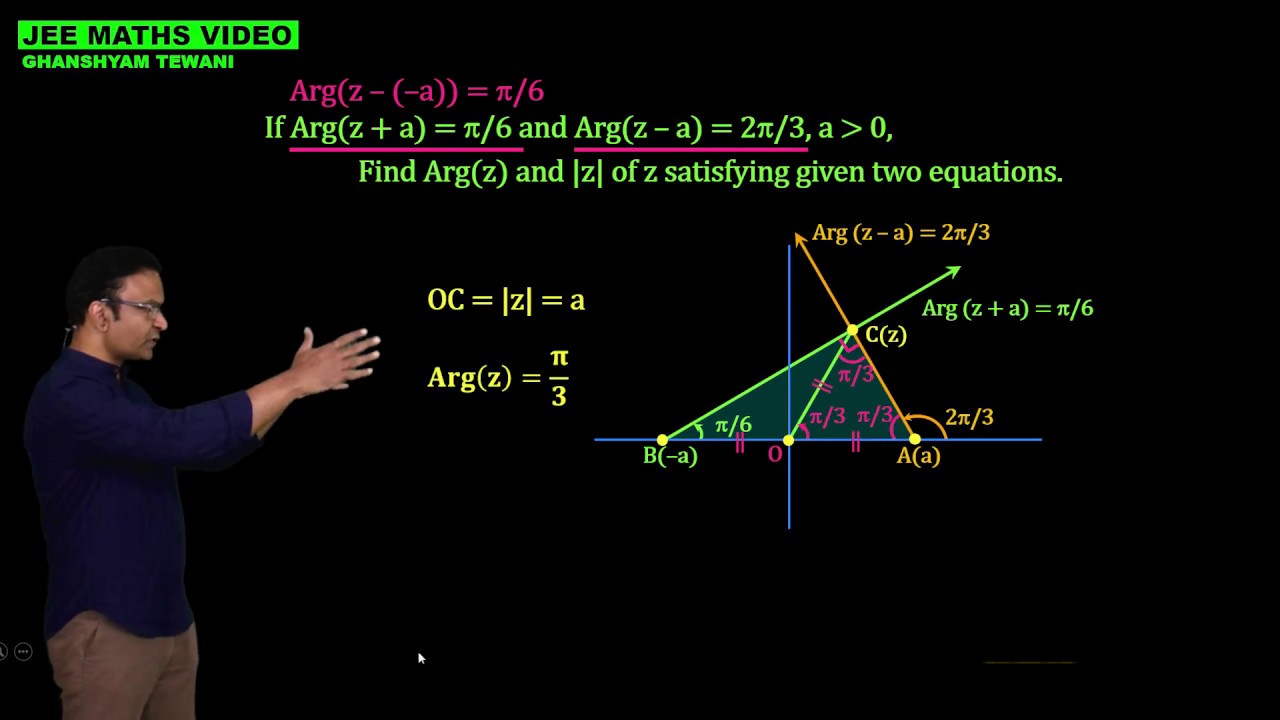 Geometry with complex numbers | Argument of complex numbers