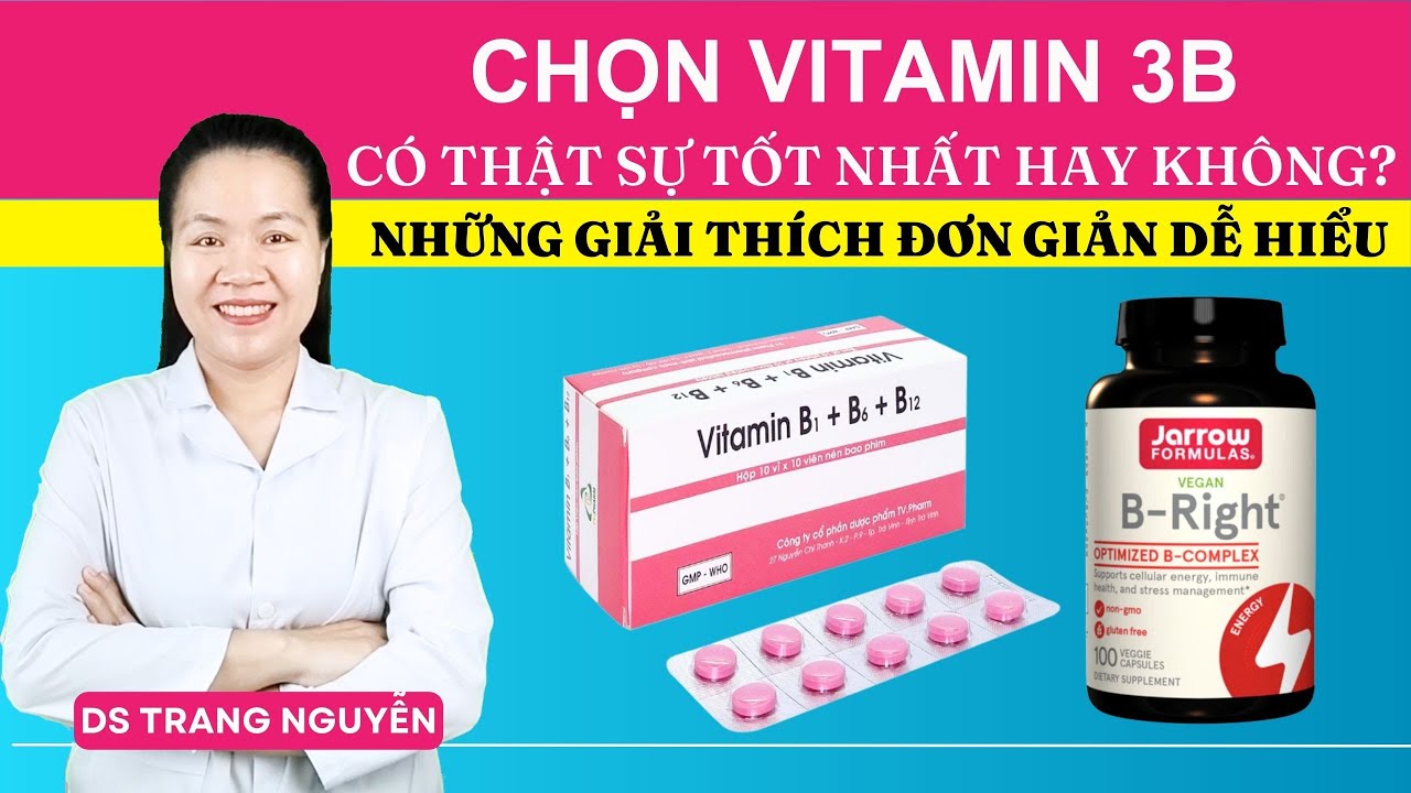 Uống Vitamin 3B (B12–B6–B1) Có Thật Sự “Thông Minh”? Hay Đang Uống Sai Mà Không Biết
