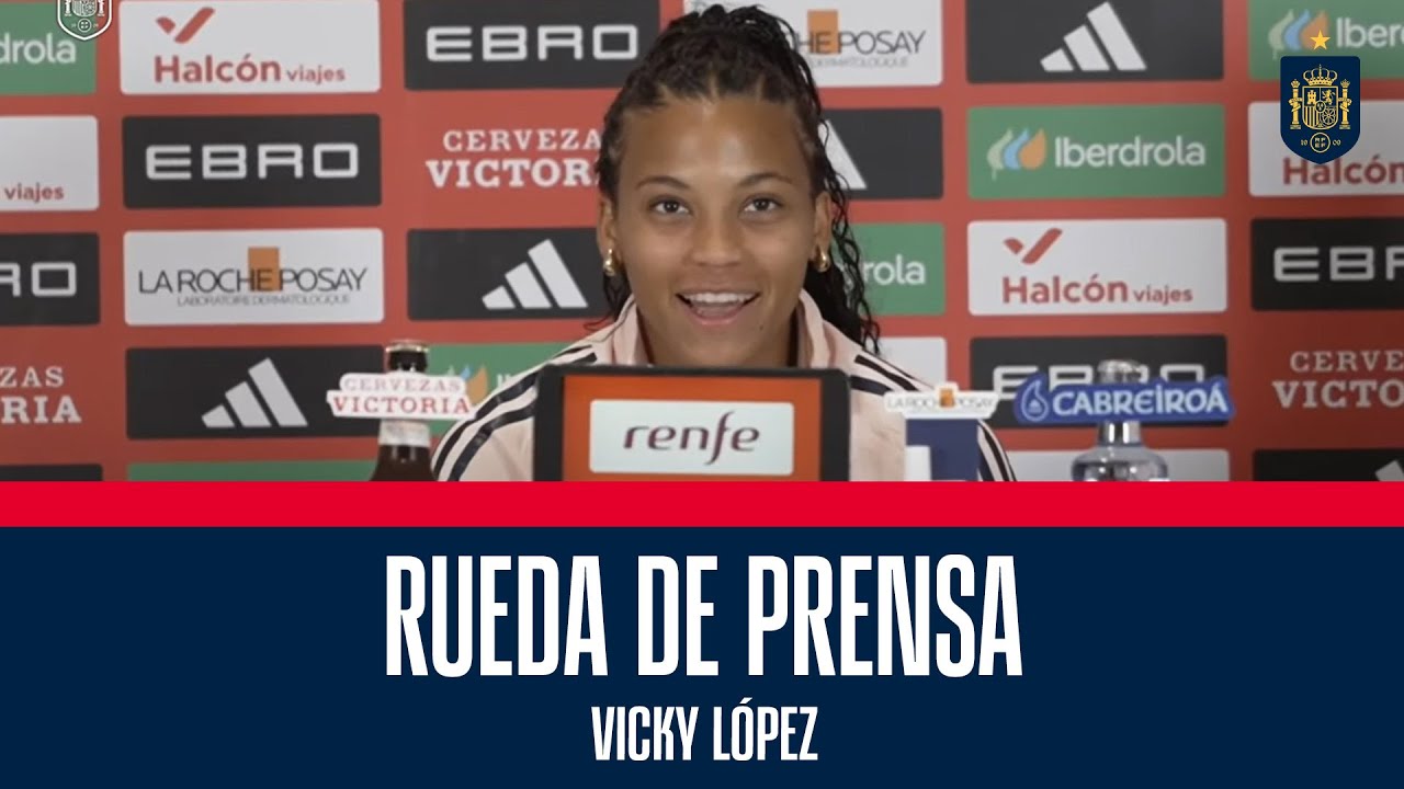 Rueda de prensa Vicky L&oacute;pez. Eurocopa Suiza 2025 | 🔴 SEFUTBOL