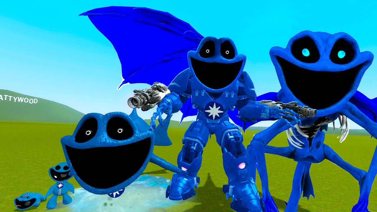 EVOLUTION OF NEW  GLIMMER FISH DRAGON FORGOTTEN SMILING CRITTERS In Garry's Mod !