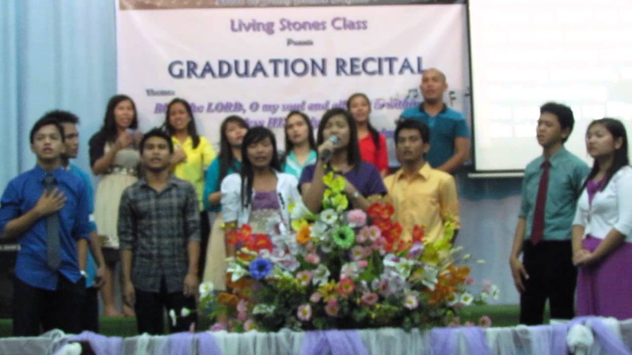 Personal Song - Graduation Recital (Living Stones Class) 2014