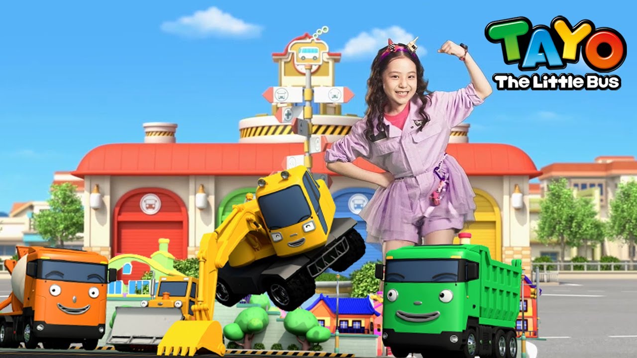 #BILLYPOCO Kids Dance Tutorial l BILLY POCO (Heavy Vehicles Ver.) l Tayo Bus Dance Along