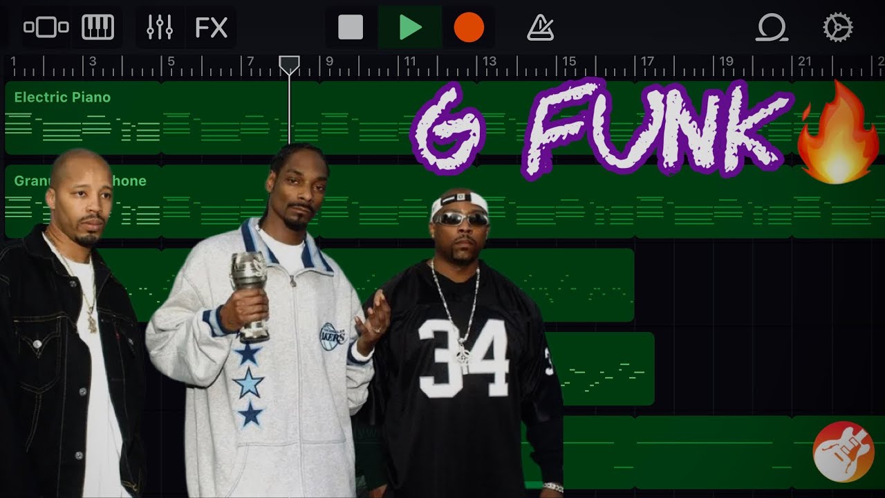 How to Make a G Funk Beat on GarageBand iOS!