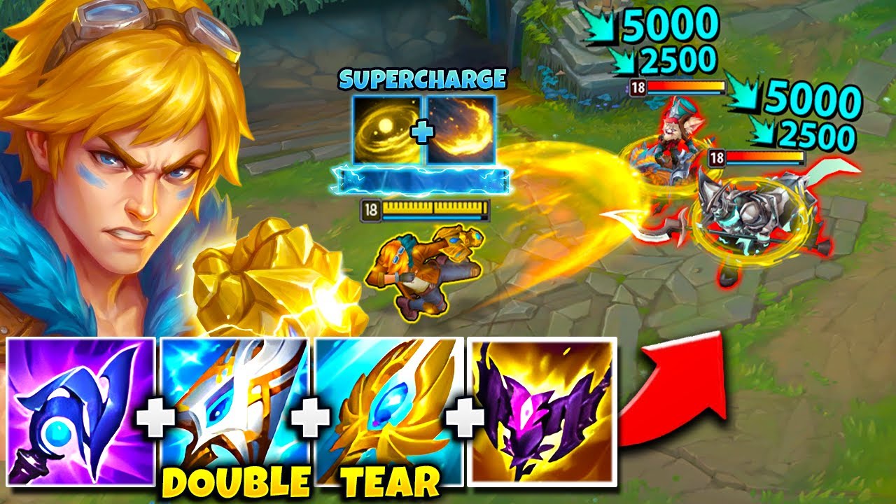 EZREAL DOES NOT MESS AROUND THIS SEASON! DOUBLE TEAR ITEMS = SUPER-CHARGED ULTS