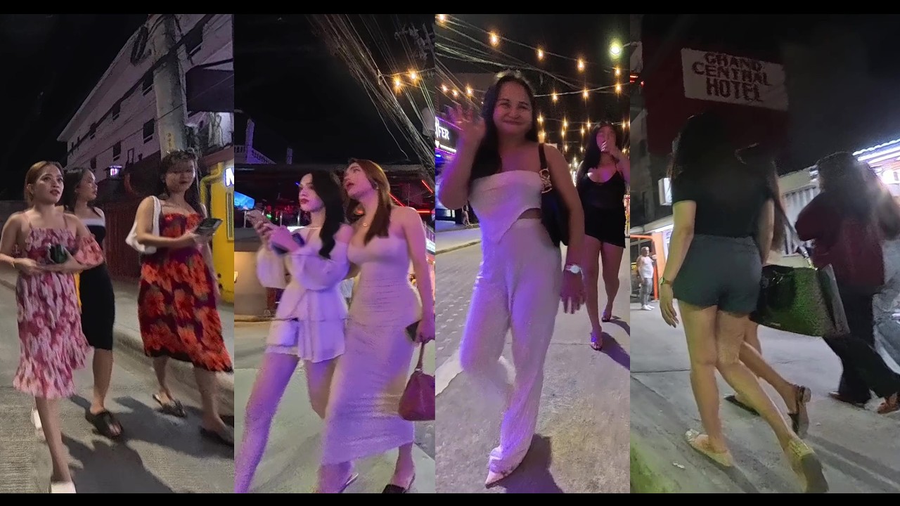 Angeles Walking Street Night Walk 🌙 | Red Street at 10PM, 1AM & 2AM 🇵🇭