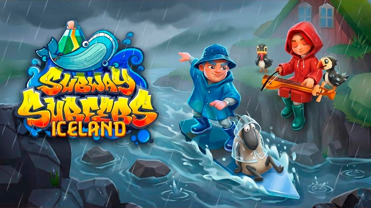Subway Surfers RAINY ICELAND 2026 : LEIF FULL GAMEPLAY