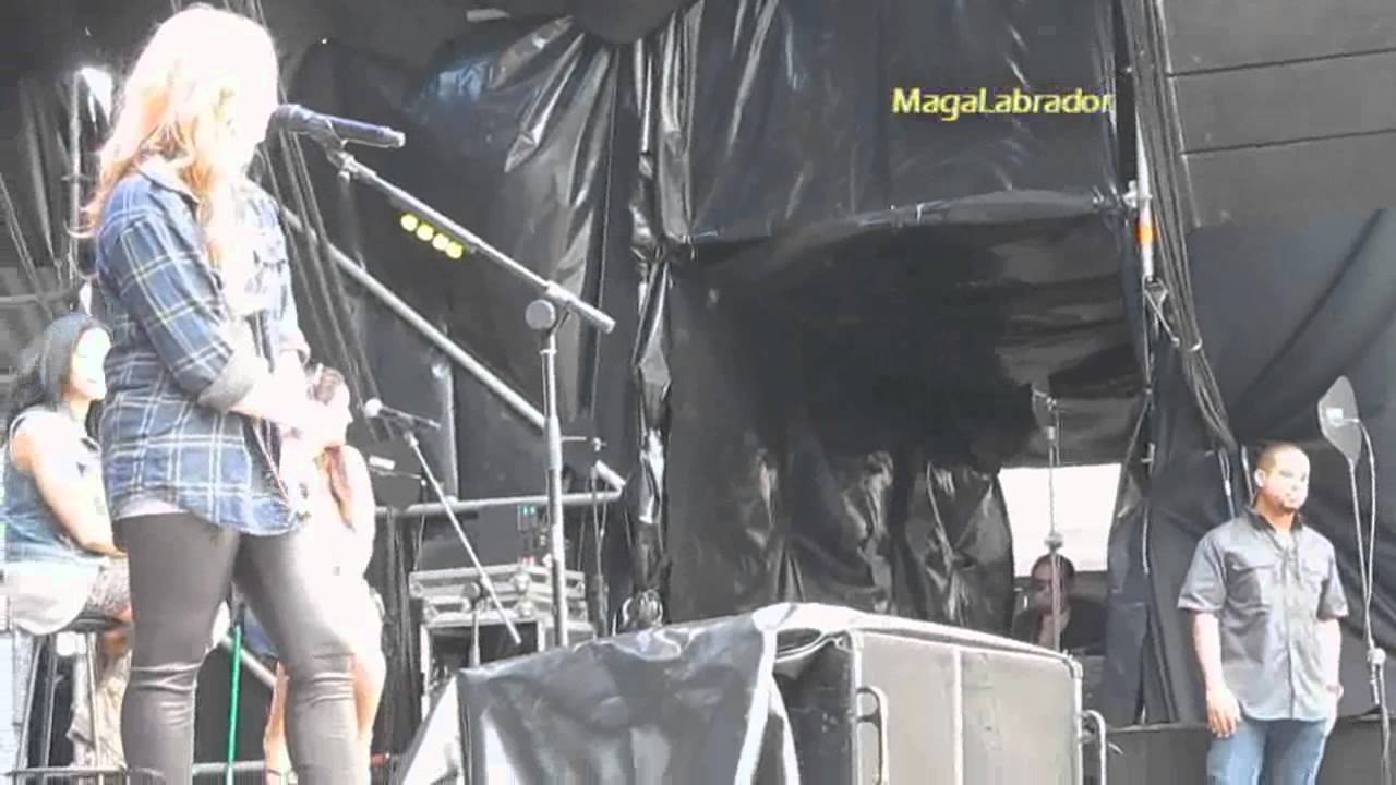 Demi Lovato: Soundcheck Party 3/4. Ronda de Preguntas. Caracas, Venezuela.