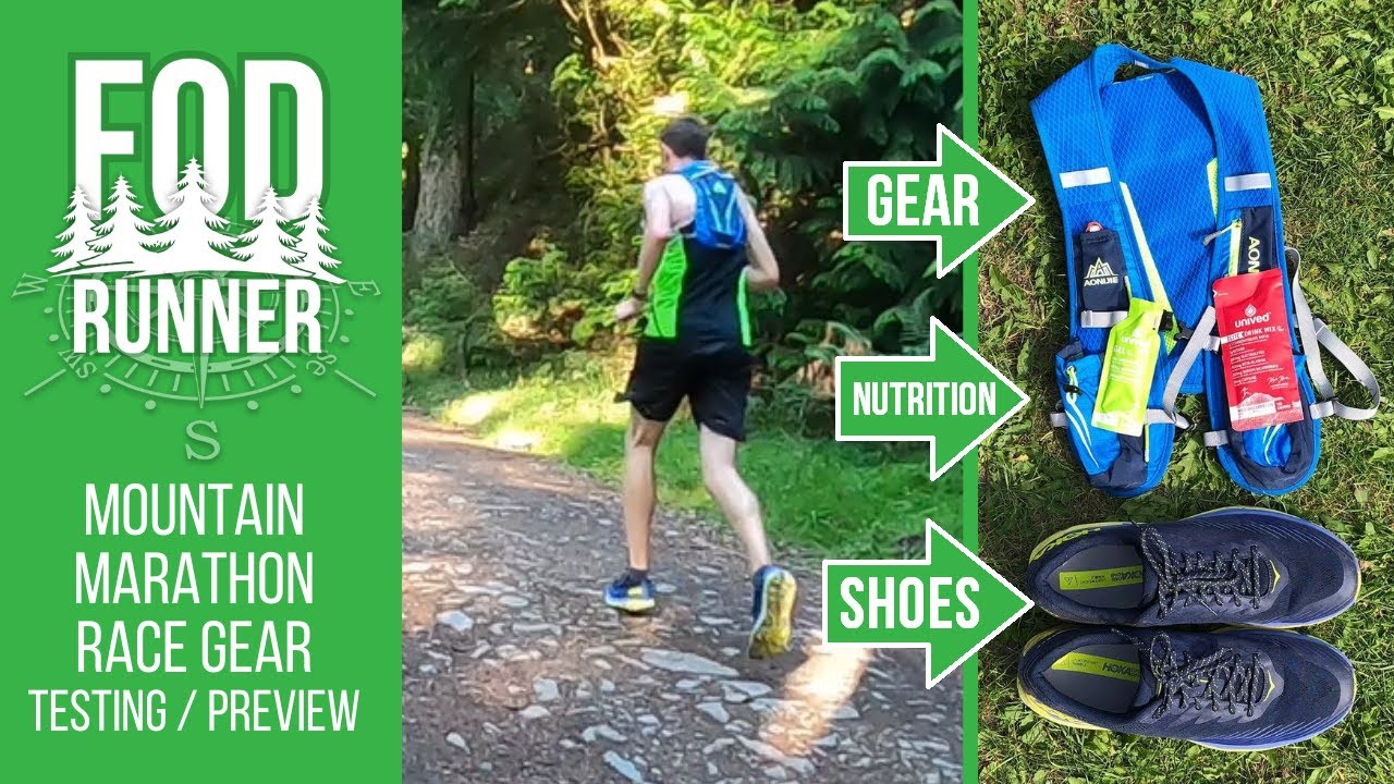 Mountain MARATHON Race Day GEAR TESTING / PREVIEW - 18 Mile LONG RUN | FOD Runner