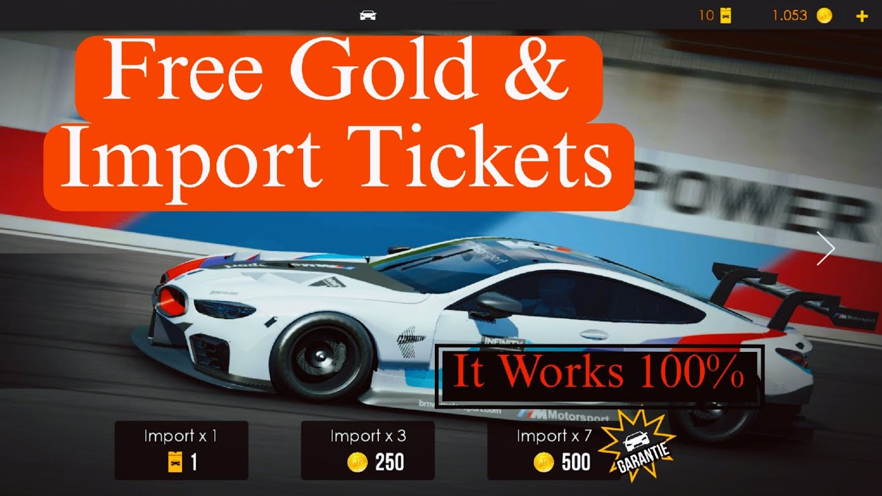 ASSOLUTO RACING - How to get free Gold and Import Ticked 💯