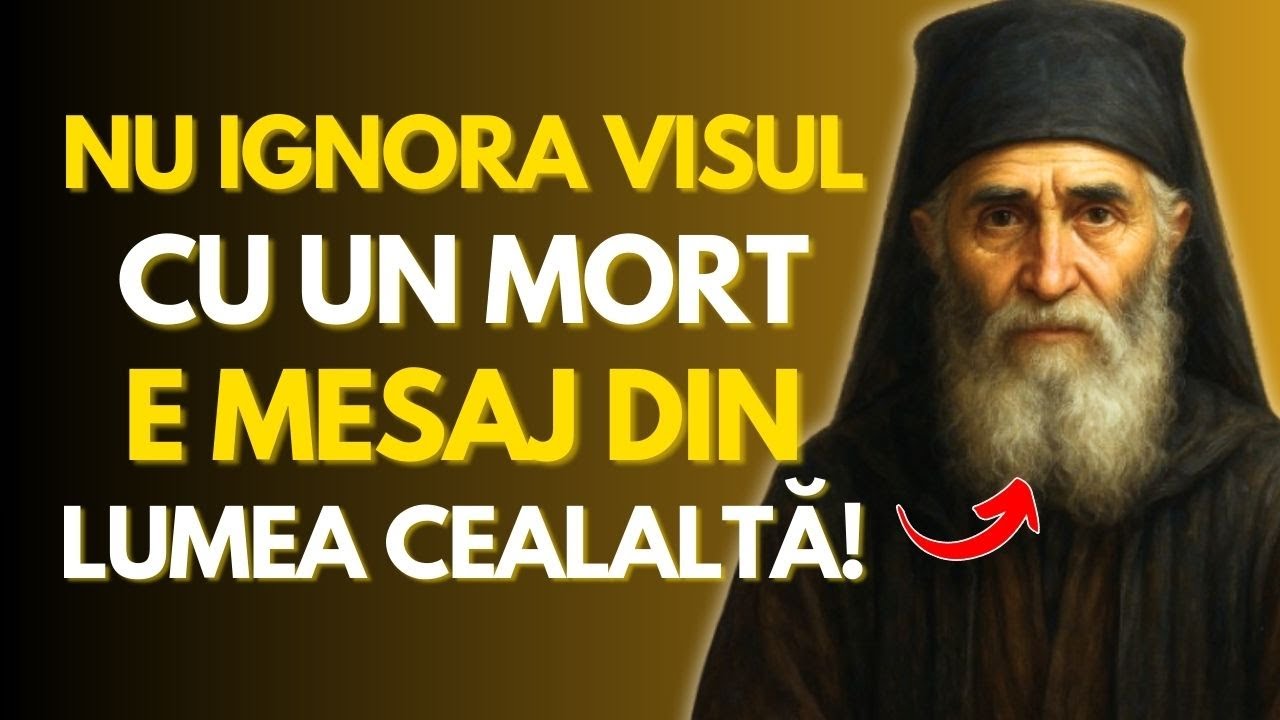 ⚠️ Sfântul Paisie SPUNE: Dacă VEZI un MORT în VIS, NU IGNORA — Este COMUNICARE dintr-o ALTĂ LUME!