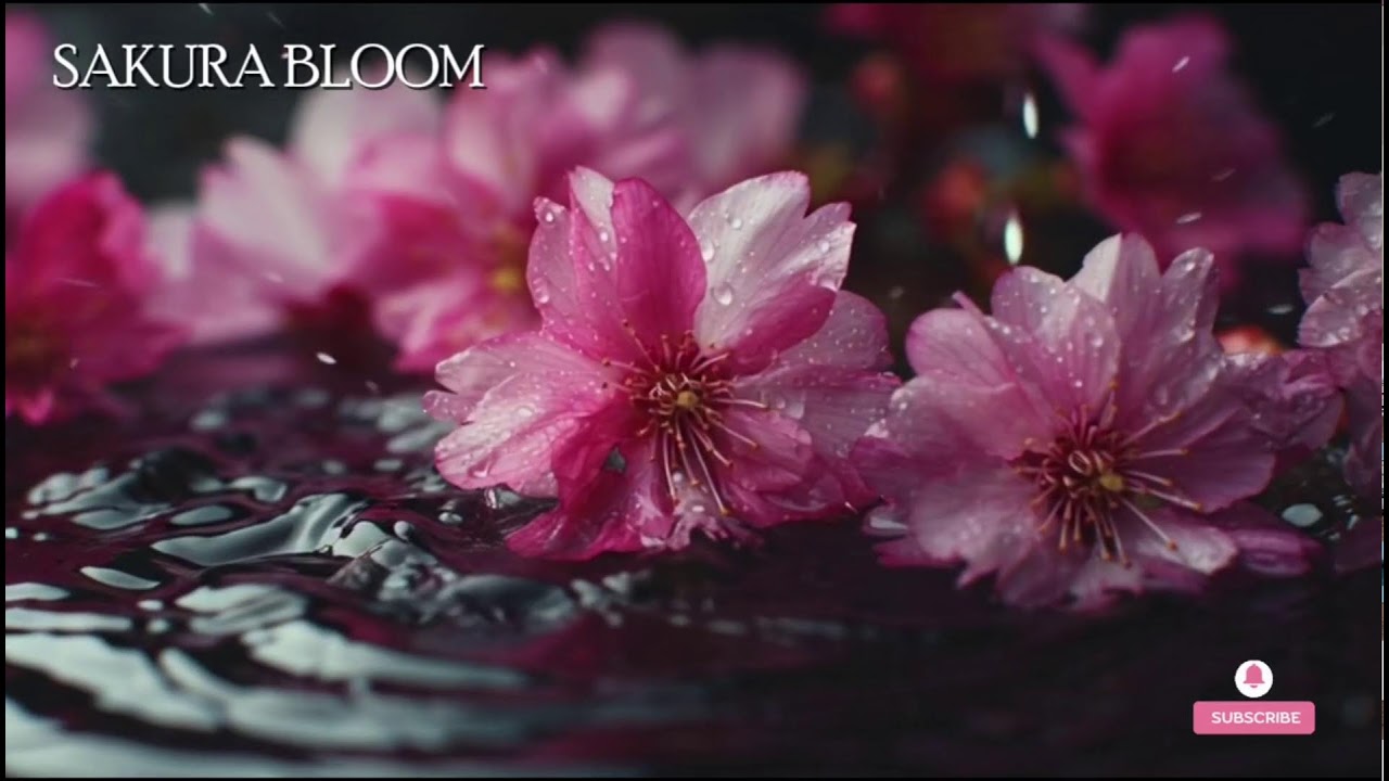 🔴 春のささやき – 桜と川のせせらぎ | 安らぎと睡眠の音楽