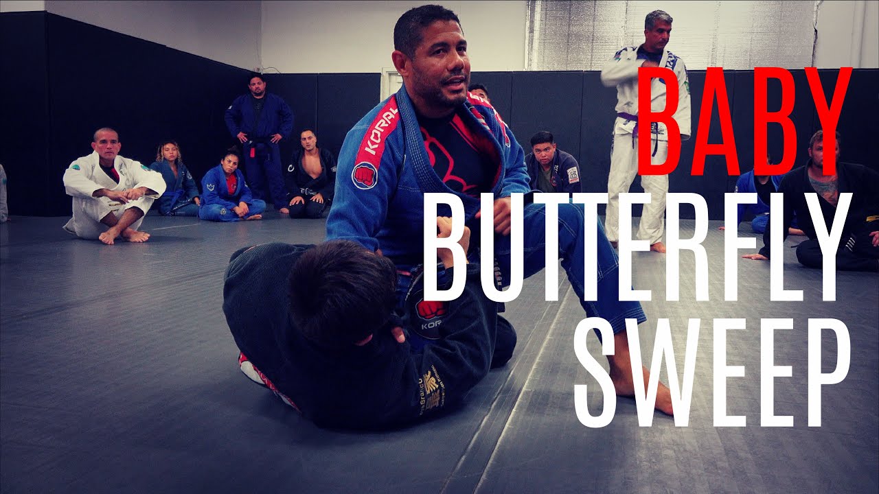 Baby Butterfly Sweep | Brazilian Jiu Jitsu | Master Cleber