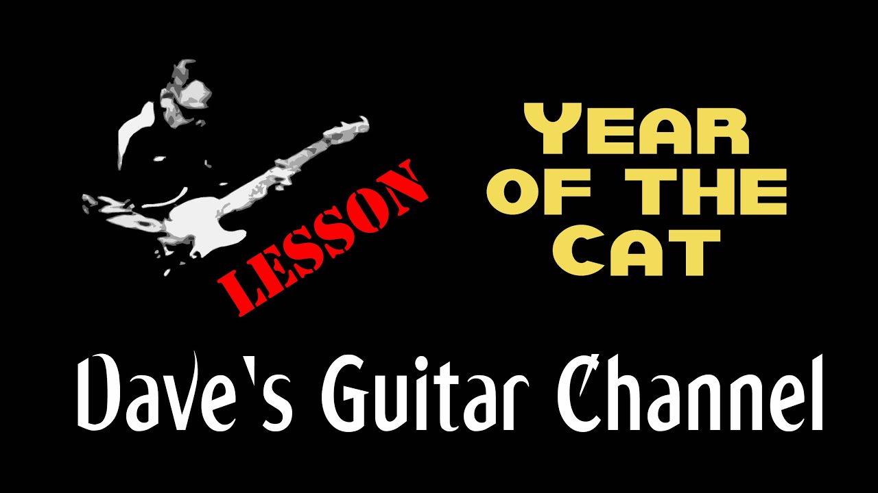 LESSON - Year of the Cat by Al Stewart