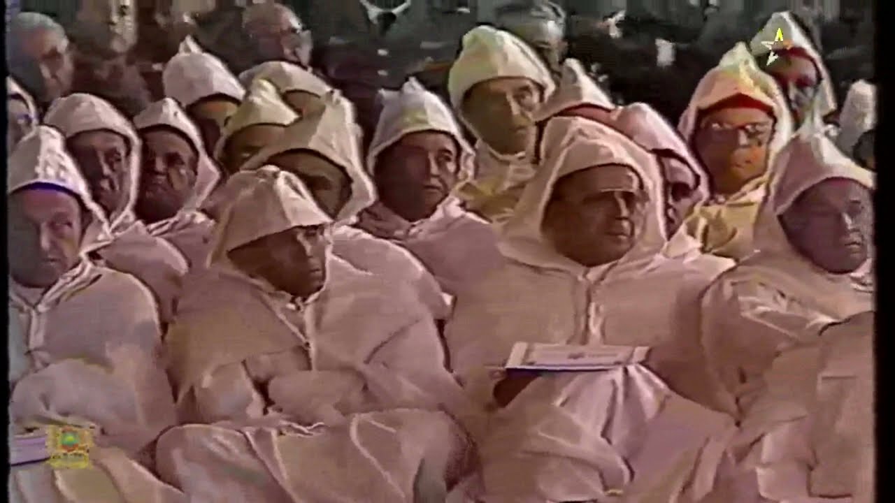 1989 انطلاقًا من الآية 214من سورة البقرة كان درس *د.الحبيب بلخوجة* أمام الحسن الثاني رمضان