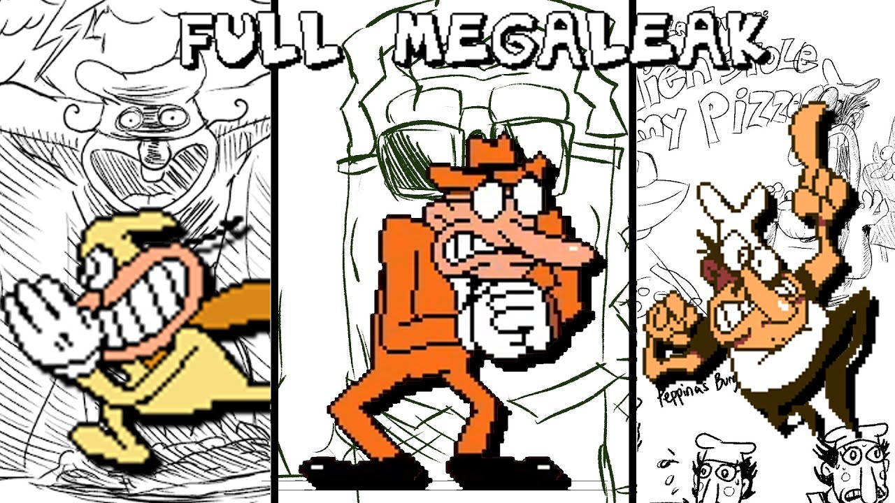 Pizza Tower FULL MEGALEAK Compilation