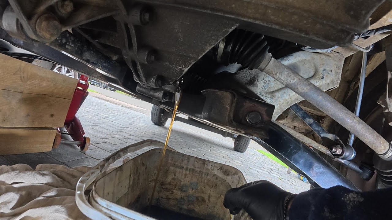 How to do a gearbox oil chance on a ford transit mk7 #justdoit 