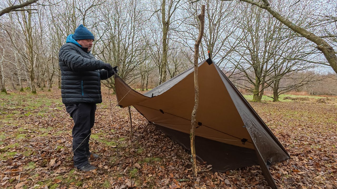 3x3 Tarp Setup with Floor & Fast Deploy Storm Mode