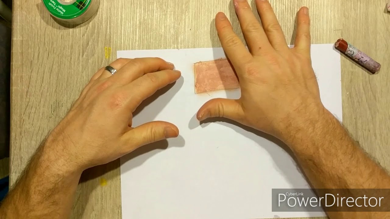 Blending Skin Tones with Oil Pastels
